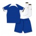 Fotballdrakt Barn Chelsea Hjemmedraktsett 2023-24 Kortermet (+ Korte bukser)